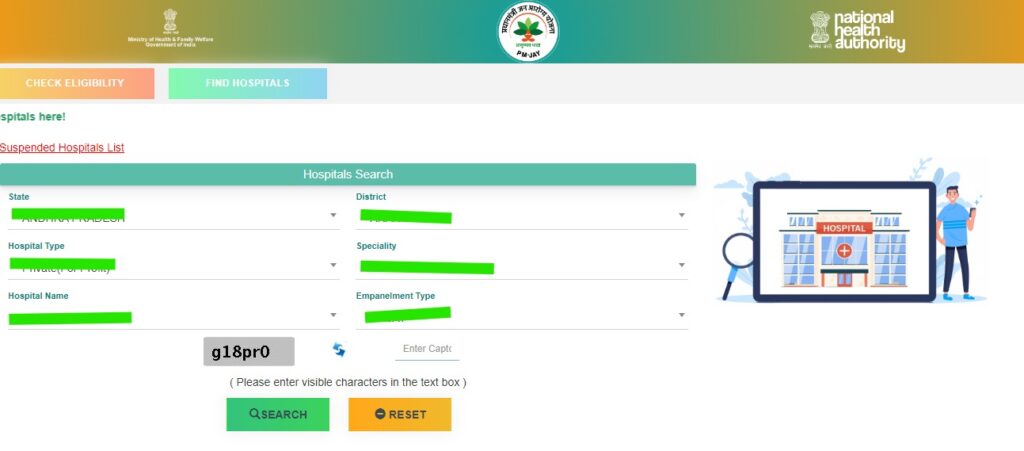 Ayushman Card Hospital List